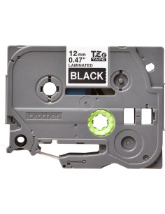 Brother TZE-335 nastro per etichettatrice Bianco su nero TZ 2