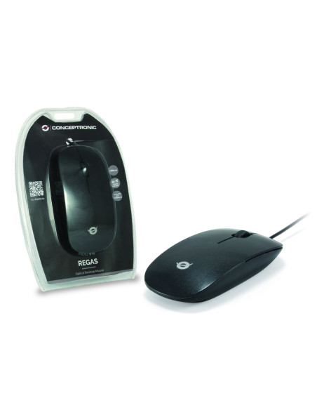 Conceptronic CLLM3BDESK mouse Ufficio Ambidestro USB tipo A Ottico 800 DPI