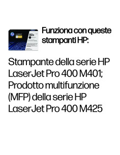 HP Cartuccia Toner originale nero ad alta capacità LaserJet 80X 2