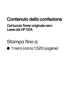 HP Cartuccia Toner originale nero LaserJet 131A 2