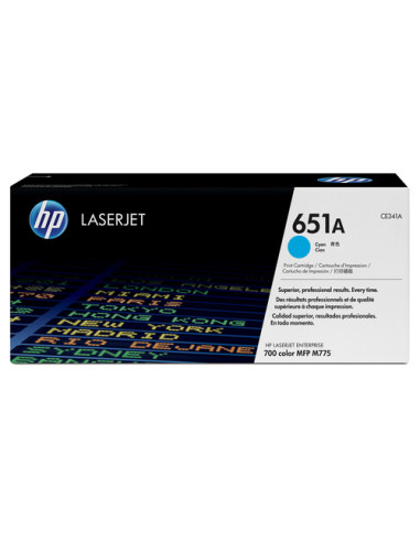 HP Cartuccia Toner originale ciano LaserJet 651A