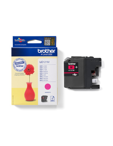 Brother LC121M cartuccia d'inchiostro 1 pz Originale Magenta