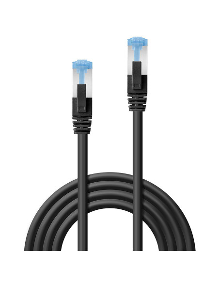 Lindy 47179 cavo di rete Nero 2 m Cat6a S/FTP (S-STP)