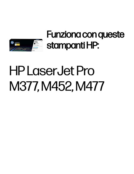HP Cartuccia Toner originale nero LaserJet 410A