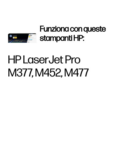 HP Cartuccia Toner originale giallo LaserJet 410A