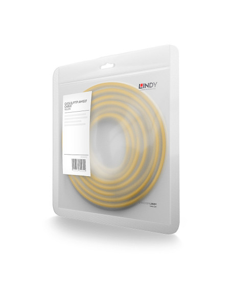 Lindy 47762 cavo di rete Giallo 1 m Cat6 S/FTP (S-STP)