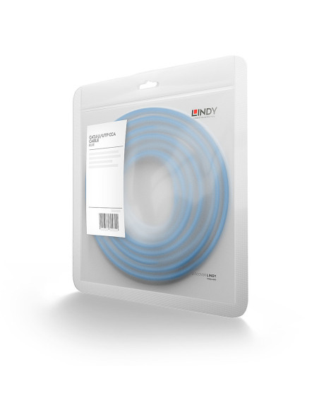 Lindy 48170 cavo di rete Blu 0,3 m Cat6 U/UTP (UTP)