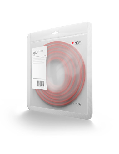 Lindy 48185 cavo di rete Rosso 5 m Cat6 U/UTP (UTP)