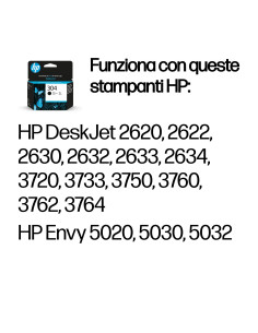 HP Cartuccia inchiostro originale nero 304 2