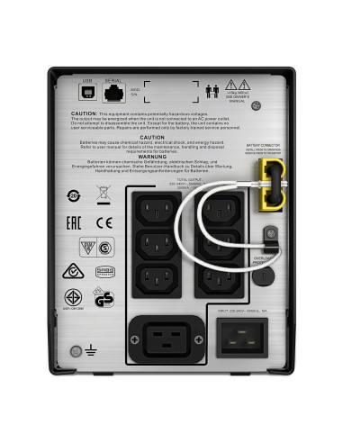 APC SMC2000I gruppo di continuità (UPS) A linea interattiva 2 kVA 1300 W 7 presa(e) AC