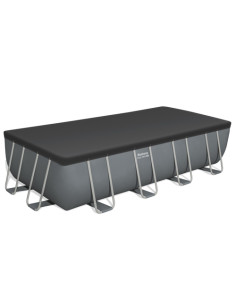 Bestway Power Steel Piscina mis.549x274x122 cm, pvc/tritech, effetto mosaico interno, include filtro a sabbia, copertura, scalet 2