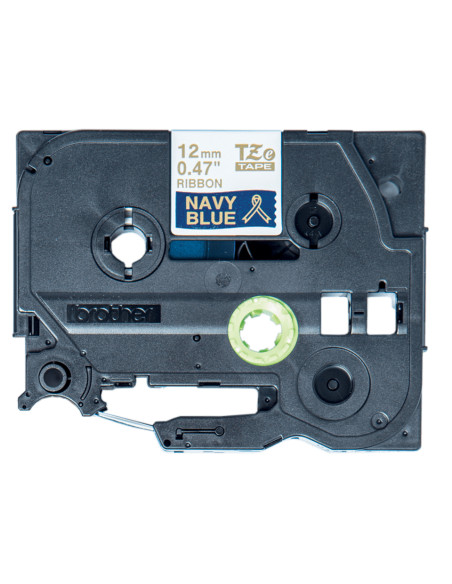 Brother TZE-RN34 nastro per etichettatrice Oro su blu navy