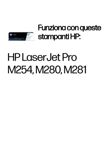 HP Cartuccia toner ciano originale ad alta capacità LaserJet 203X