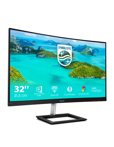Philips E Line 325E1C/00 Monitor PC 80 cm (31.5") 2560 x 1440 Pixel Quad HD LCD Nero