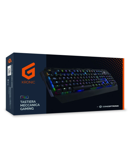 Conceptronic KRONIC tastiera Gaming USB QWERTY Italiano Nero