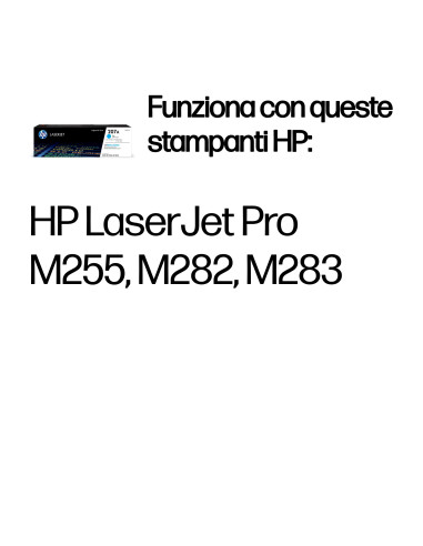 HP Cartuccia toner ciano originale LaserJet 207A