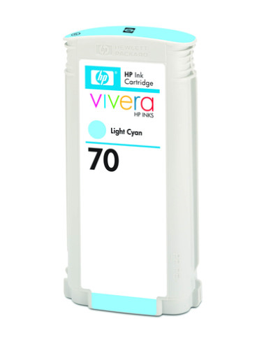 HP Cartuccia inchiostro ciano chiaro 70, 130 ml