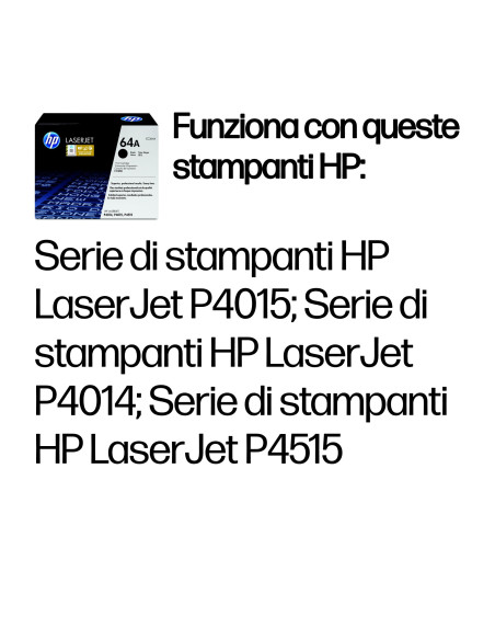 HP Cartuccia Toner originale nero LaserJet 64A