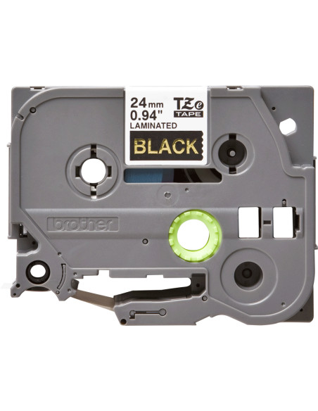 Brother TZE-R354 nastro per etichettatrice Oro su nero