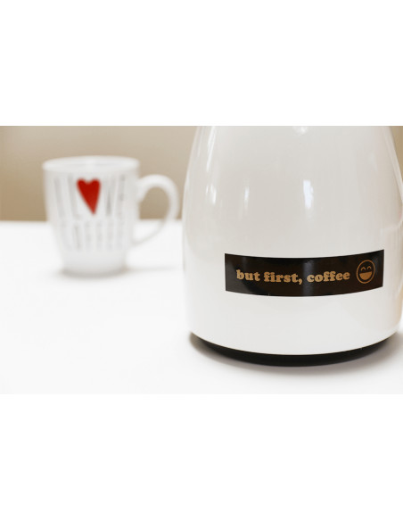 Brother TZE-R354 nastro per etichettatrice Oro su nero