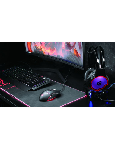 Conceptronic ATHAN U1 Auricolare Cablato A Padiglione Gaming USB tipo A Nero