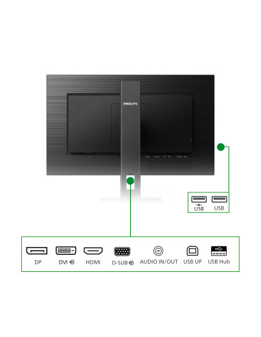 Philips B Line 272B1G/00 Monitor PC 68,6 cm (27") 1920 x 1080 Pixel Full HD LED Nero