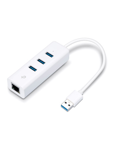 TP-Link UE330 replicatore di porte e docking station per laptop Cablato USB 3.2 Gen 1 (3.1 Gen 1) Type-A Bianco
