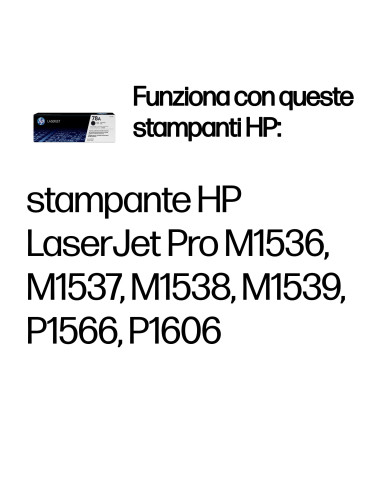 HP Cartuccia Toner originale nero LaserJet 78A