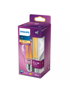 Philips Lampadina trasparente a filamento 150 W A67 E27 2