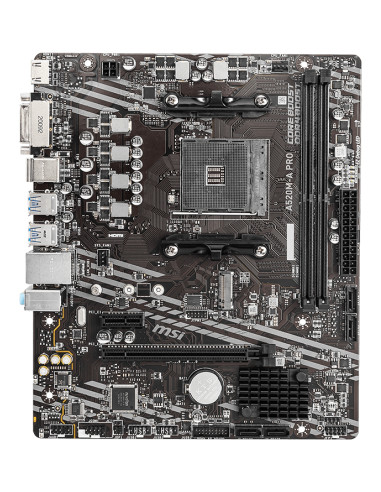 MSI A520M-A PRO scheda madre AMD A520 Socket AM4 micro ATX