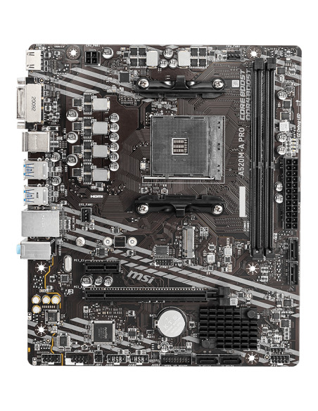 MSI A520M-A PRO scheda madre AMD A520 Socket AM4 micro ATX