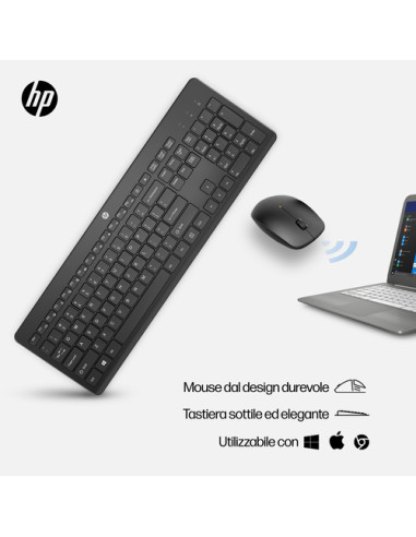 HP Combo tastiera e mouse wireless 230
