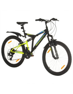 Mountain Bike 21 Speed 26" Ruote 49 cm Nero