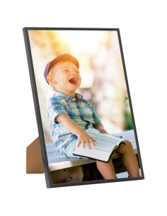 Cornici Foto Collage 3 pz per Tavolo Nere 18x24 cm in MDF