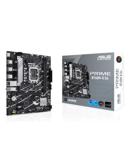 ASUS PRIME B760M-R D4 Intel B760 LGA 1700 micro ATX