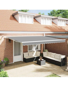 Struttura della tenda Bianco 400 × 300 cm Alluminio