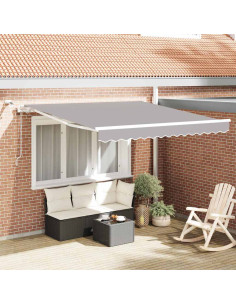 Tenda Retrattile Grigio chiaro 300 x 250 cm