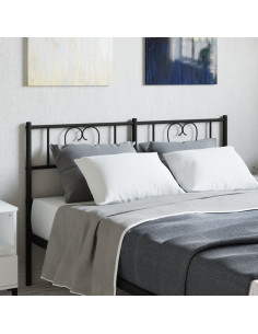 Testiera di Ricambio in Metallo Nero 160 cm