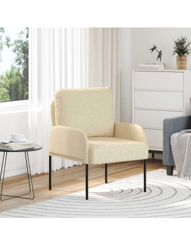 Divani con cuscino 55cm Crema Legno compensato