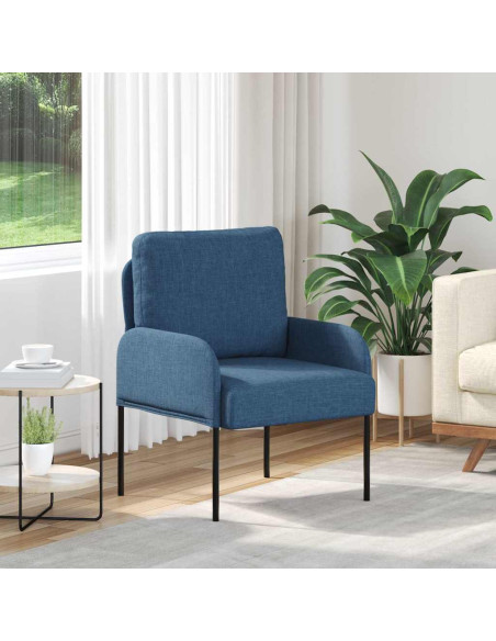 Divani con cuscino 55cm Blu Legno compensato