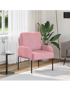 Divani con cuscino 55cm Rosa Legno compensato