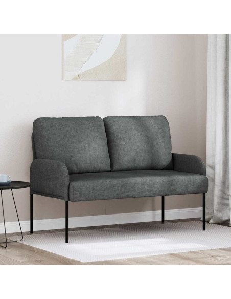 Divani con cuscino 110cm Grigio scuro Legno compensato