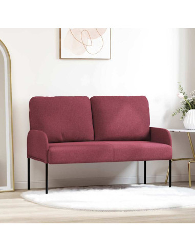 Divani con cuscino 110cm Rosso Vino Legno compensato