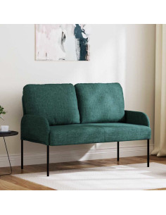 Divani con cuscino 110cm Verde Scuro Legno compensato