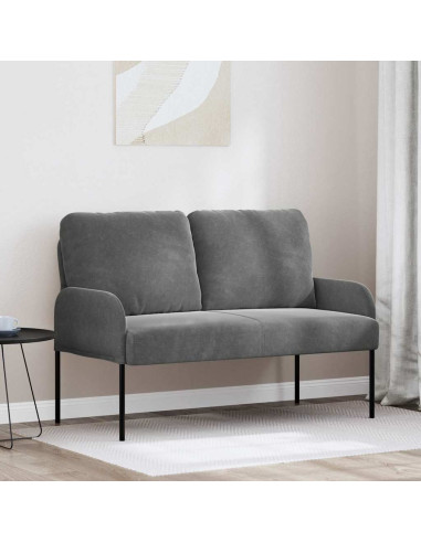 Divani con cuscino 110cm Grigio scuro Legno compensato