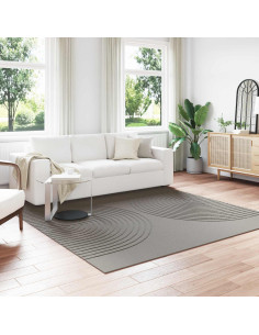 Tappeti per area Quadrato HUARTE Grigio 240 x 240 cm Poliestere