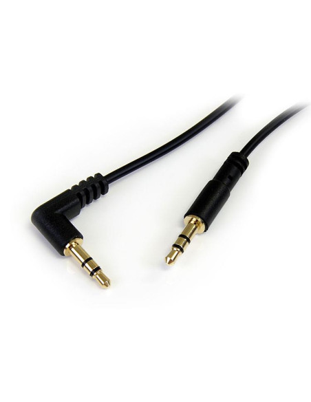 StarTech.com Cavo audio stereo da slim 3,5 mm ad angolare destro 30 cm - M/M