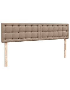 Struttura Letto Pouf con Materassi 180x200 cm Similpelle