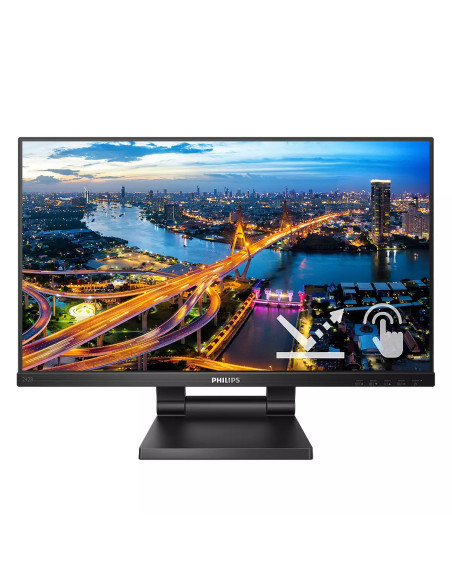 Philips 242B1TC/00 Monitor PC 60,5 cm (23.8") 1920 x 1080 Pixel Full HD LED Touch screen Nero