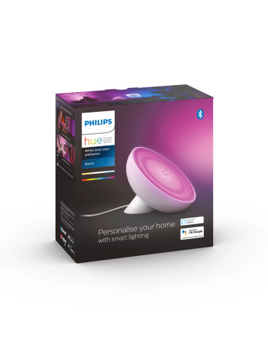 Philips Hue White and Color ambiance Bloom Lampada Smart da tavolo Bianca